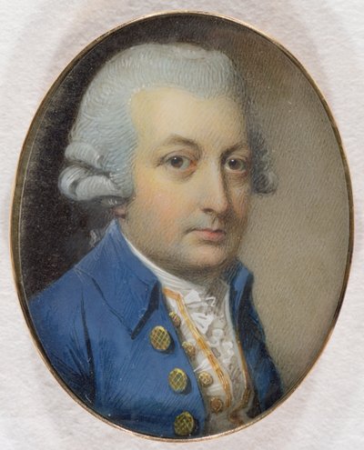 Porträt eines Gentlemans, 1787 von George Engleheart